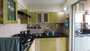 Kitchen in 3 BHK Apartment at Soham Tropical Lagoon, Ghodbunder Road – for Rent