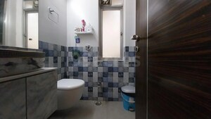 Bathroom in 3 BHK Apartment at Soham Tropical Lagoon, Ghodbunder Road – for Sale