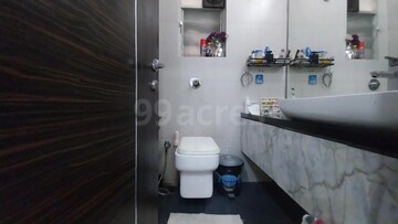 Bathroom in 3 BHK Apartment at Soham Tropical Lagoon, Ghodbunder Road – for Sale