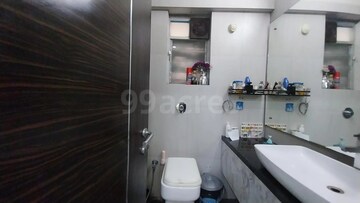 Bathroom in 3 BHK Apartment at Soham Tropical Lagoon, Ghodbunder Road – for Sale