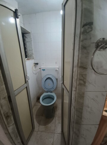 Bathroom in 1 BHK Apartment at Kalash Udyan, Kopar Khairane – for Rent