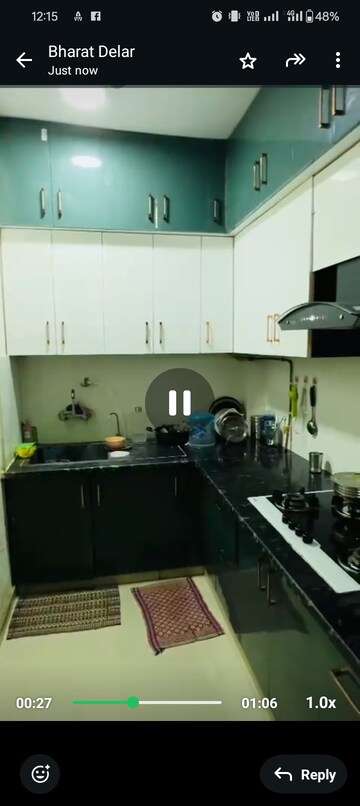 Kitchen in 3 BHK Apartment at Windsor Paradise 2, Raj Nagar Extension – for Rent