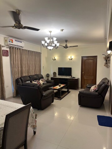 Living Room in 3 BHK Apartment at ATS One Hamlet, Sector 104 – for Rent