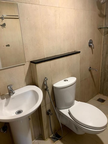 Bathroom in 3 BHK Apartment at Prestige Sunrise Park, Electronic City Phase I – for Rent
