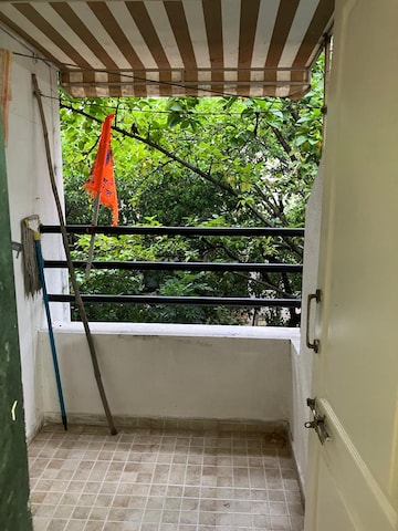 Balcony in 2 BHK Apartment at Mokate Tower, Bhusari Colony – for Rent