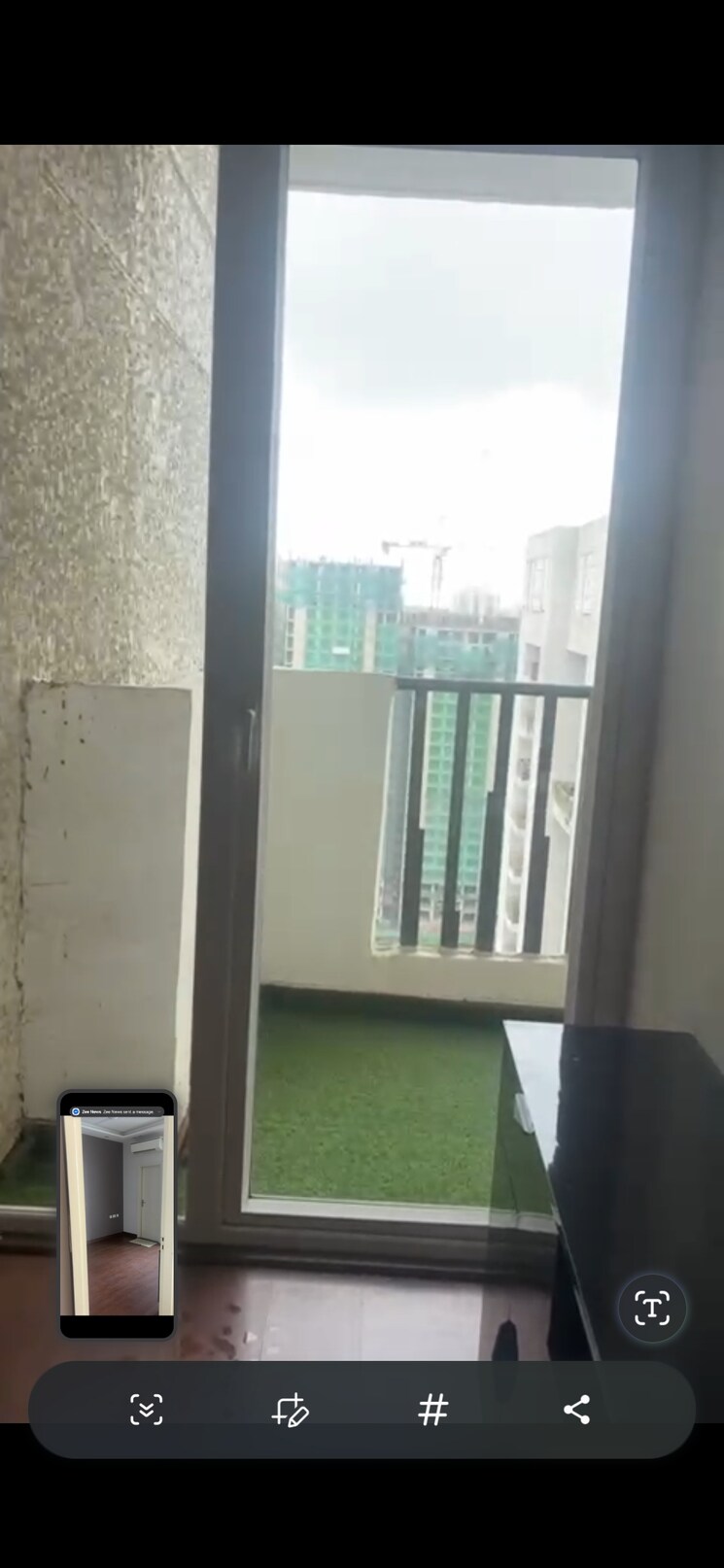 Balcony, mapsko-mount-ville 3 Bedroom 1490 Sq.Ft. Apartment In Sector 79 Gurgaon 8973989