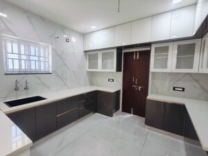 Kitchen in 3 BHK Builder Floor at Syamala Nagar – for Sale