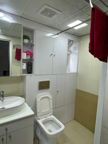 Bathroom in 2 BHK Apartment at Windsor Paradise 2, Raj Nagar Extension – for Rent