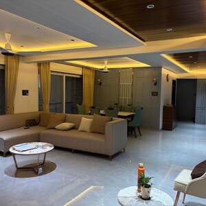 Living Room in 4 BHK Apartment at The Spring, Kalamboli Sector 20 – for Sale