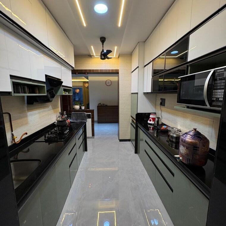 Kitchen, the-spring 4 Bedroom 2650 Sq.Ft. Apartment In Kalamboli Sector 20 Navi Mumbai 8974063