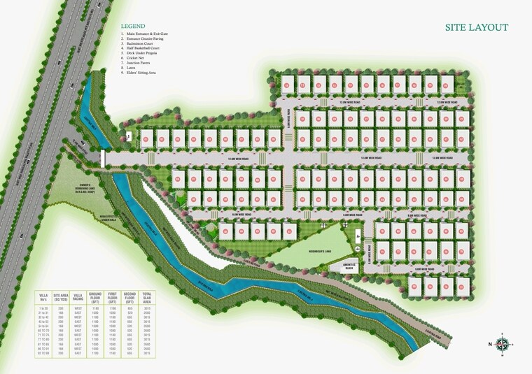 Map Location, sultanpur 3 Bedroom 3016 Sq.Ft. Villa In Sultanpur Hyderabad 8974158