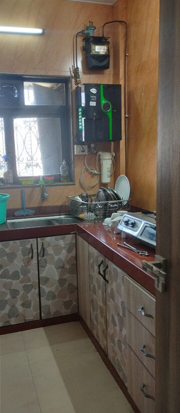Kitchen in 2 BHK Apartment at Dheeraj Darshan, Jogeshwari East – for Rent