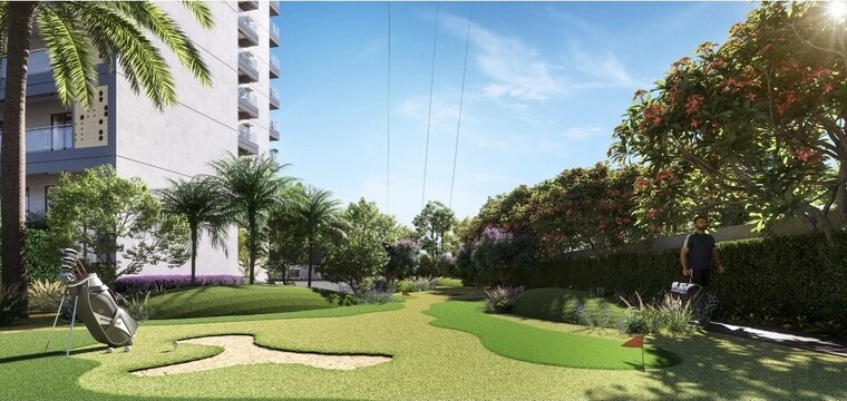 Garden, godrej-alira 3 Bedroom 2426 Sq.Ft. Apartment In Sector 39 Gurgaon 8974306