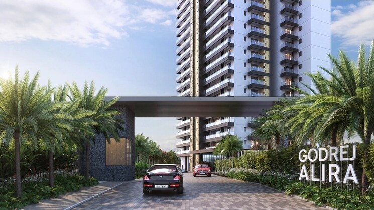 Exterior View, godrej-alira 3 Bedroom 2426 Sq.Ft. Apartment In Sector 39 Gurgaon 8974306