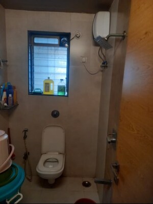 Bathroom in 2 BHK Apartment at Raj Uday Apartment, Sanpada – for Sale