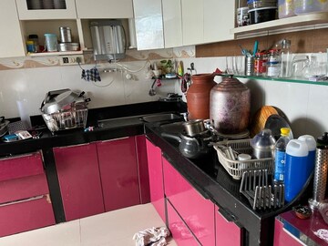 Kitchen in 2 BHK Apartment at Raj Uday Apartment, Sanpada – for Sale