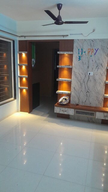 Living Room in 2 BHK Apartment at Shubh Skypoint, Mundhwa – for Rent