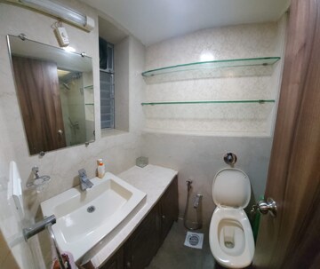 Bathroom in 2.5 BHK Apartment at Gundecha Symphony, Andheri West – for Rent