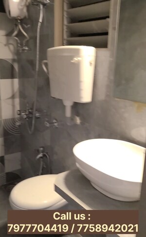 Bathroom in 3 BHK Apartment at Vinay Unique Sky, Virar West – for Sale