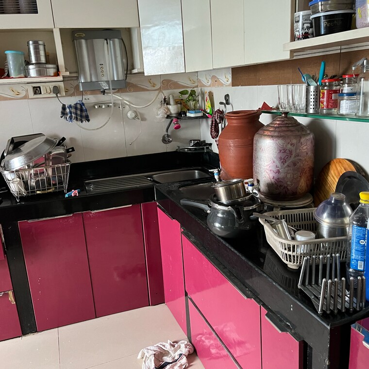 Kitchen, raj-uday-apartment 2 Bedroom 1100 Sq.Ft. Apartment In Sanpada Sector 1 Navi Mumbai 8974471