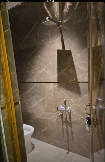 Bathroom in 1 BHK Builder Floor at Saket – for Rent