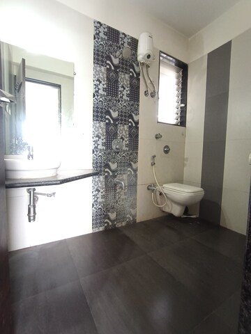 Bathroom in 3 BHK Apartment at Avirahi Homes, Borivali West – for Rent