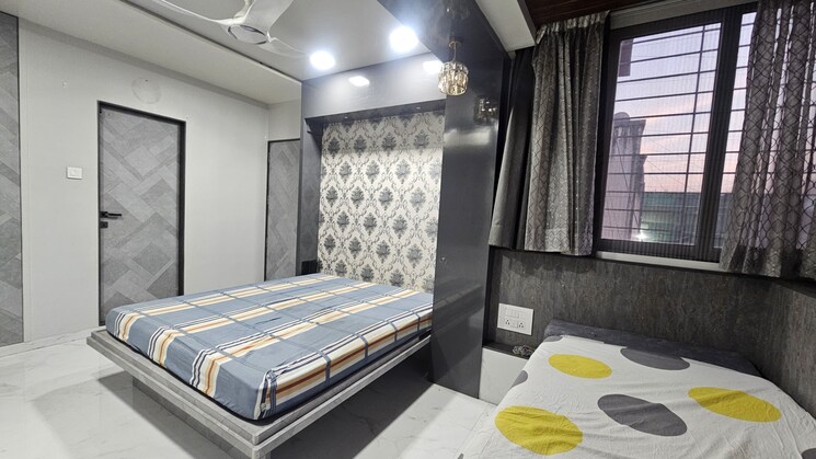 Bedroom, royal-spaces 3 Bedroom 1600 Sq.Ft. Apartment In Baner Pune 8974514