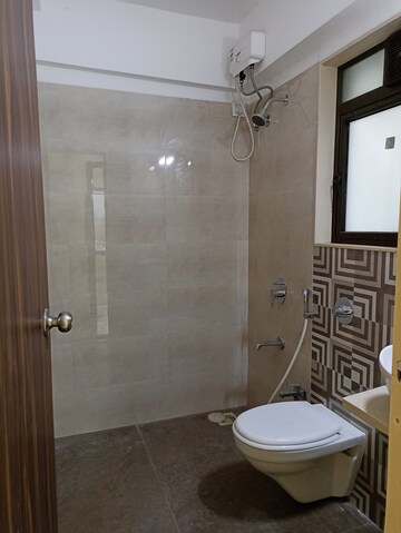 Bathroom in 3 BHK Apartment at Mallhar Bhimashankar Heights, Dahisar West – for Sale