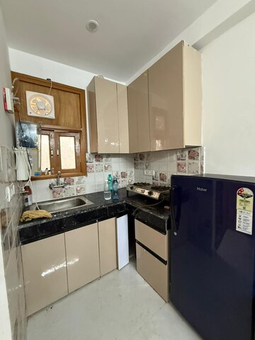 Kitchen in 2 BHK Builder Floor at Saket – for Rent