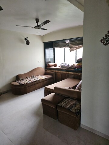 Living Room in 2 BHK Apartment at Happy Valley, Manpada – for Rent