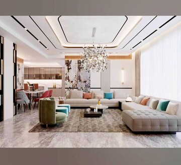 Living Room in 2 BHK Apartment at Arihant Sparsh Vashi, Vashi Sector 26 – for Sale