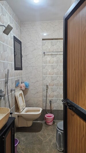 Bathroom in 1 BHK Apartment at Vakratunda Residency, Dhokali – for Sale