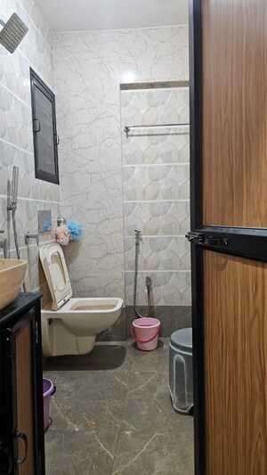 Bathroom in 1 BHK Apartment at Vakratunda Residency, Dhokali – for Sale