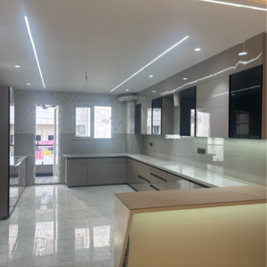 Kitchen in 4 BHK Builder Floor at Srishti Greenfield Homes, Sector 42 – for Sale