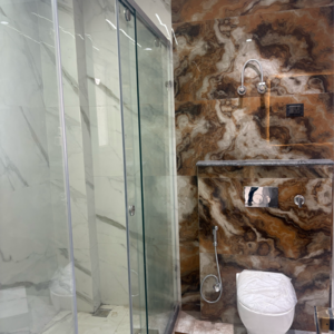 Attached Bathroom in 4 BHK Builder Floor at Srishti Greenfield Homes, Sector 42 – for Sale