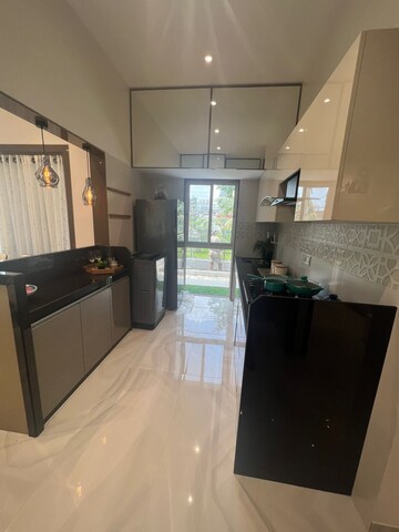 Kitchen in 3 BHK Apartment at Ornate Serenity, Naigaon East – for Sale