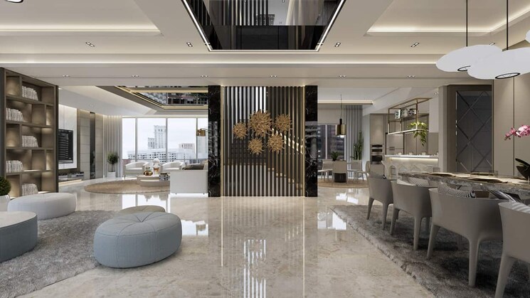 Living Room, bptp-gaia-residences 3 Bedroom 1621 Sq.Ft. Apartment In Sector 102 Gurgaon 8975030