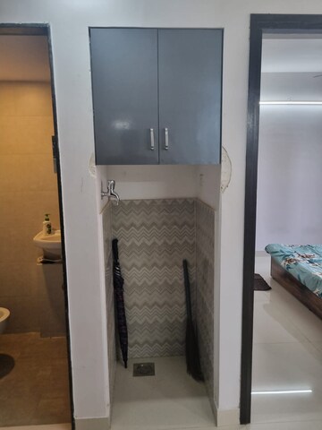 Bathroom in 1 BHK Apartment at Lodha Crown Quality Homes, Majiwada – for Sale