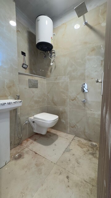 Bathroom in 2 BHK Builder Floor at Chattarpur – for Rent