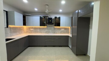 Kitchen in 3 BHK Builder Floor at Palm Residency Chhatarpur, Chattarpur – for Rent