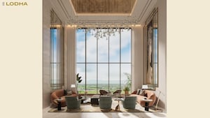 Living Room in 3.5 BHK Apartment at Thane West – for Sale