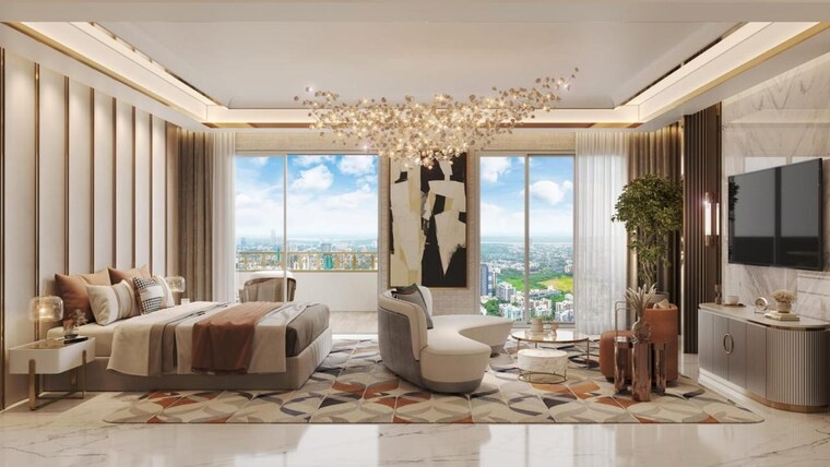 Living Room, thane west 3.5 Bedroom 1343 Sq.Ft. Apartment In Thane West Thane 8975207