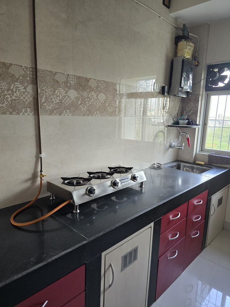 Kitchen, cosmos-heritage 2 Bedroom 950 Sq.Ft. Apartment In Manpada Thane 8975196