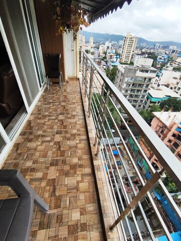 Balcony in 2 BHK Apartment at Gala Pride Enclave, Naupada – for Sale