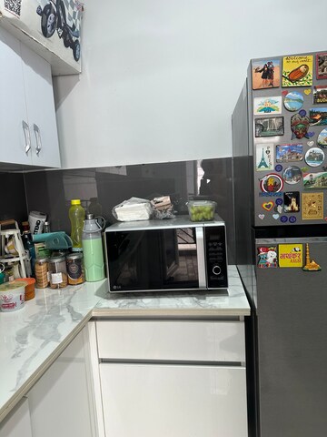 Kitchen in 3 BHK Apartment at Central Park Flower Valley Aqua Front Towers, Sohna Sector 33 – for Rent