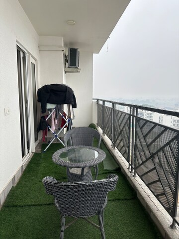 Balcony in 3 BHK Apartment at Central Park Flower Valley Aqua Front Towers, Sohna Sector 33 – for Rent
