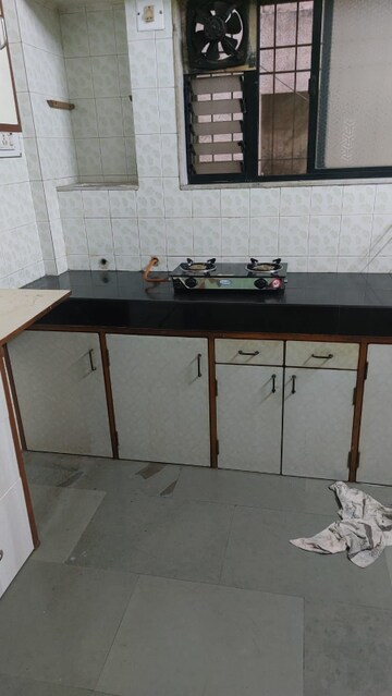 Kitchen in 3 BHK Apartment at Bhosale Nagar – for Rent
