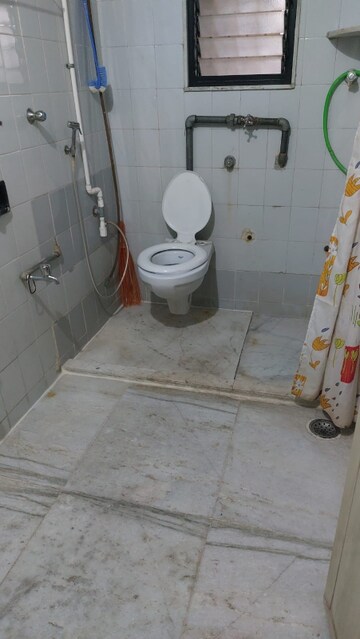 Bathroom in 3 BHK Apartment at Bhosale Nagar – for Rent