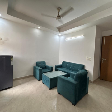 Living Room in 1 BHK Builder Floor at Saket – for Rent
