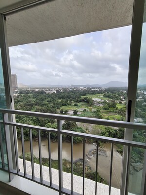 Balcony in 2.5 BHK Apartment at Marathon Nexzone, New Panvel – for Sale